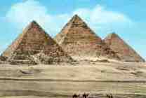 Giza pyramids (Egypt)