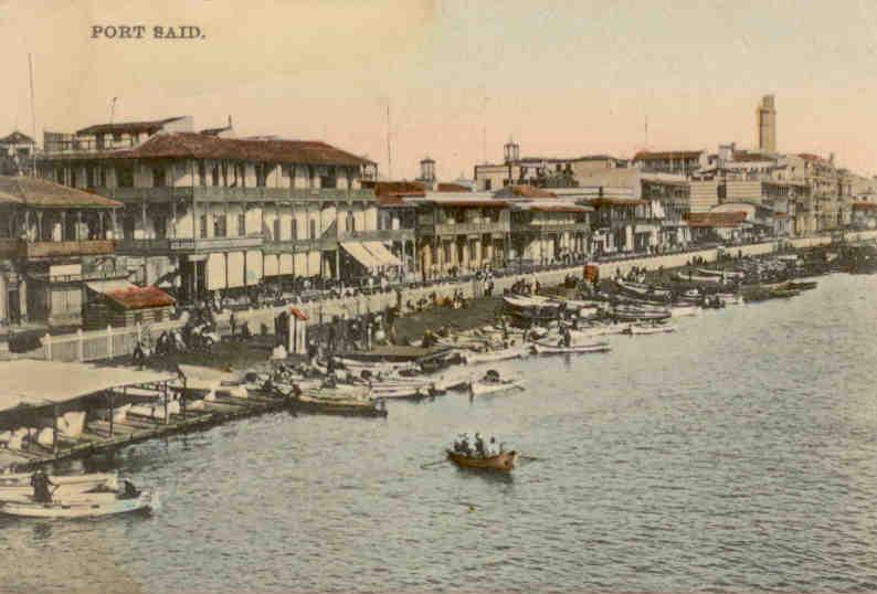 Port Said, shorefront view