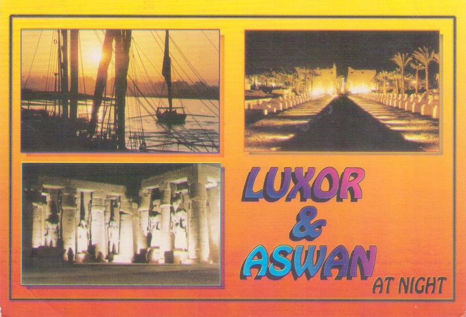 Luxor & Aswan at night