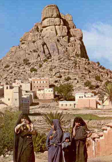 Casbahs in Tafraout rocks