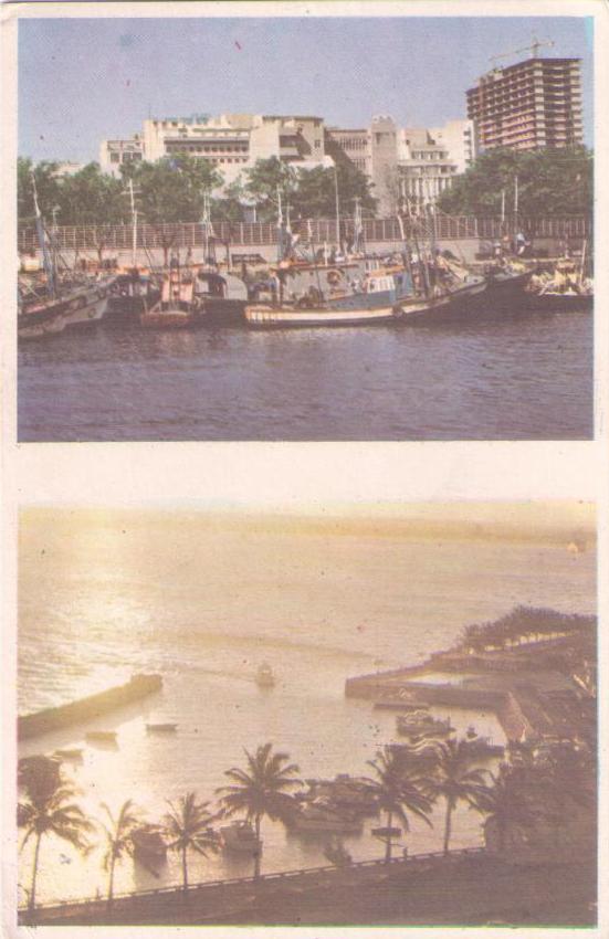 Maputo, boats and bay