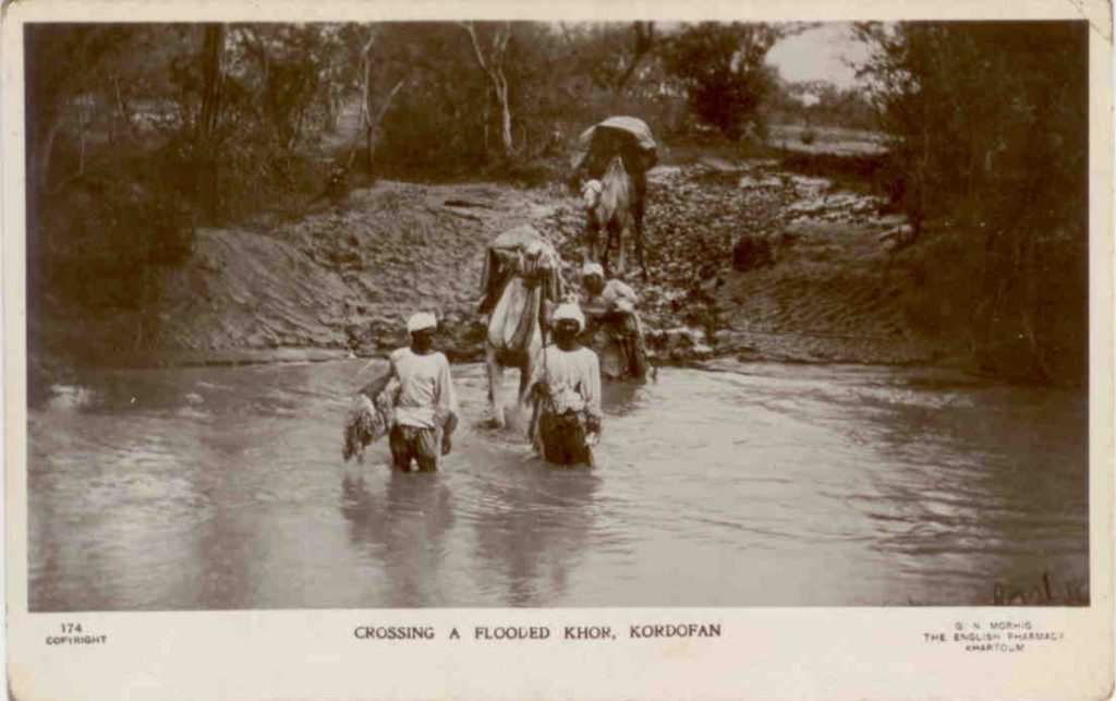 Crossing a Flooded Khor, Kordofan