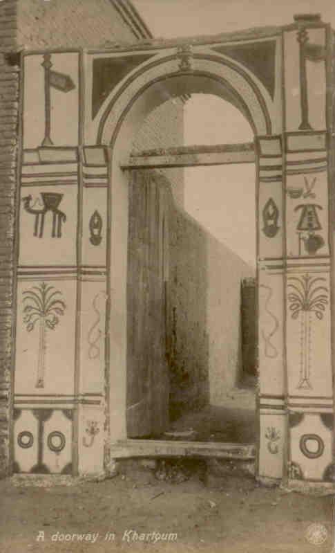 A doorway in Khartoum