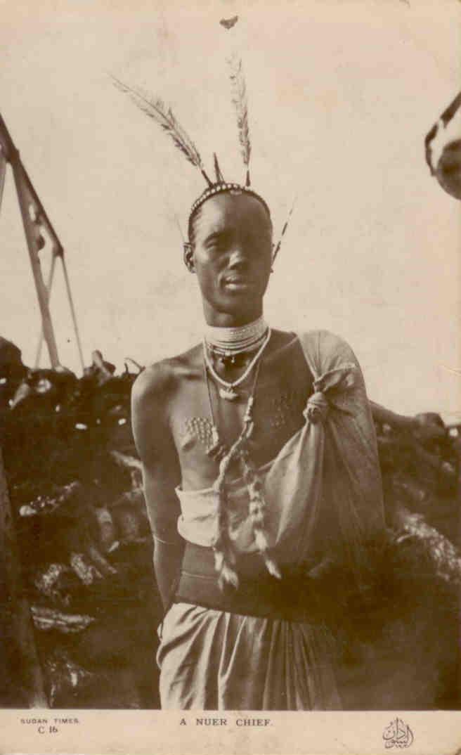 A Nuer chief