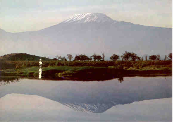 Mt. Kilimanjaro, reflected