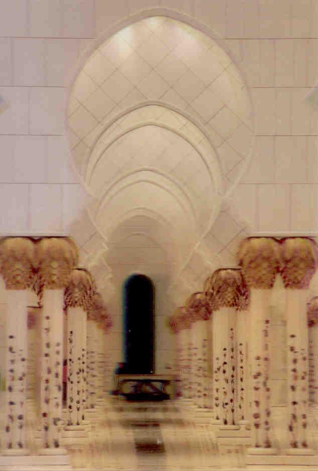 Dubai, mosque interior (3D)