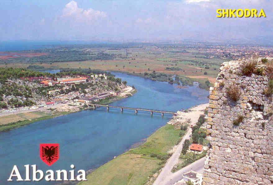 Shkodra, from a hill