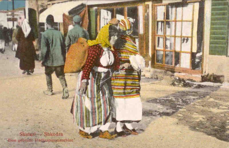 Shkodra, Eine gehende Flachsspinnmaschine