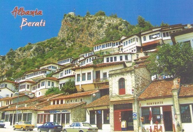 Berati, View from Mangalem Quarter
