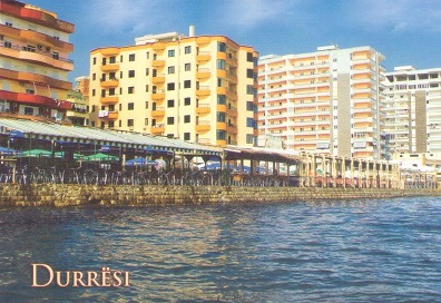 Durrësi, view with covered promenade