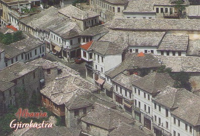 Gjirokastra, roof view