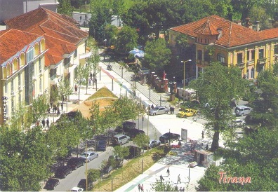 Tirana, Partial view of historical centre