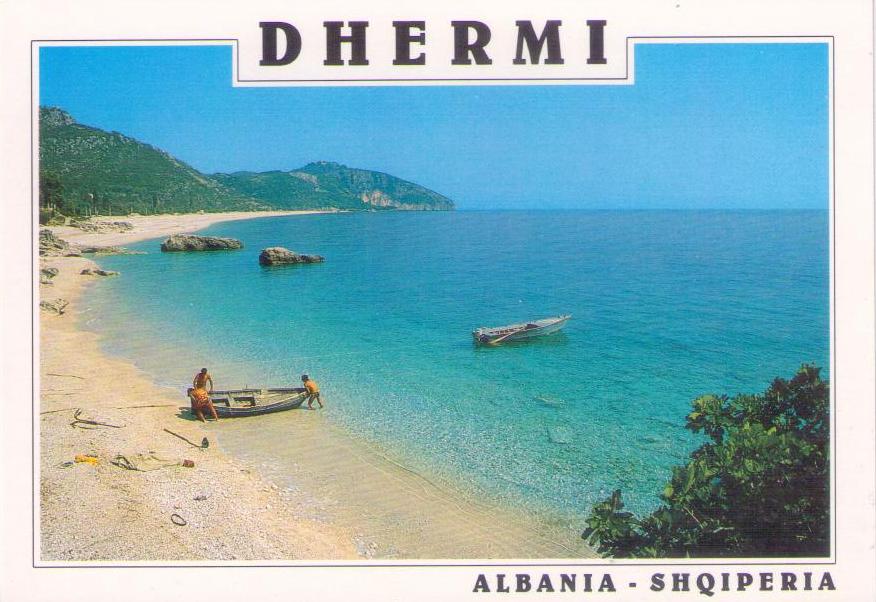 Dhermi, beach
