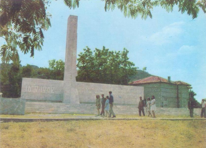 Tirana, Memorial to the Conference of Peza
