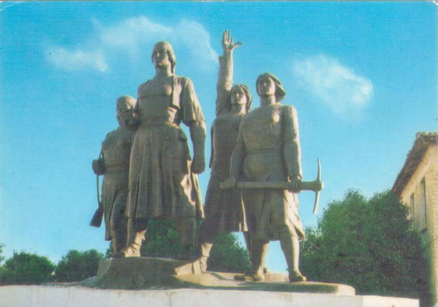 Rrëshen, Monument of the Four Heroines (of Mirdita)