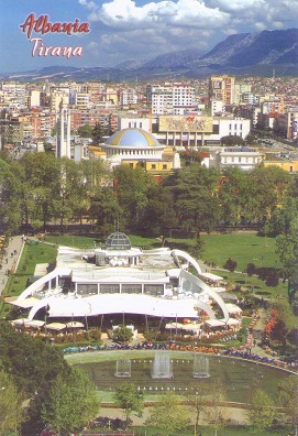 Tirana, aerial view