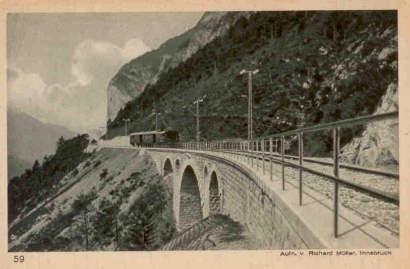 Innsbruck, Karwendelbahn, Finstertal-Viadukt