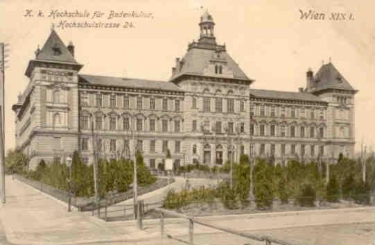 Wien, K.k. Hochschule fur Bodenkultur