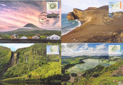 Geoparque Açores (Maximum Cards) (set of 4)