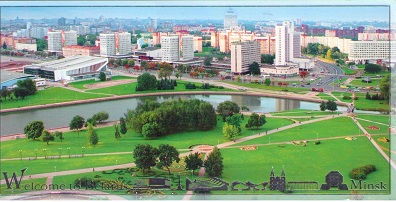 Minsk, Welcome to Belarus, Svislach River, view of the city