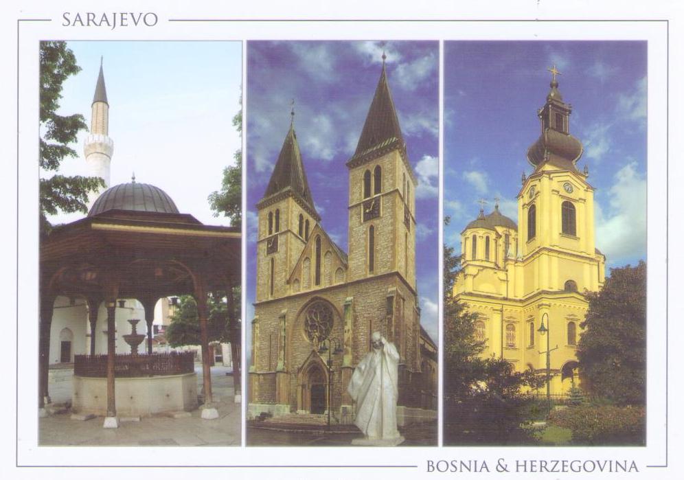 Sarajevo, multiple religious buildings 006