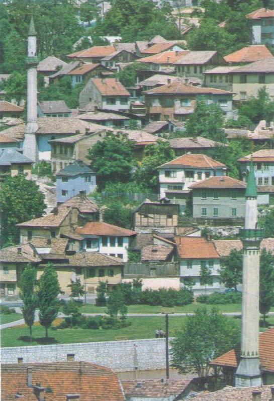 Sarajevo, homes on a hill