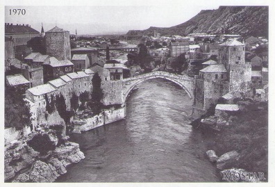 Mostar, Old Bridge (Stari Most) 1970