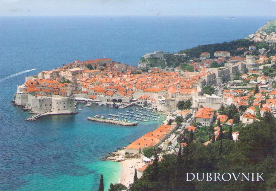 Dubrovnik, aerial view