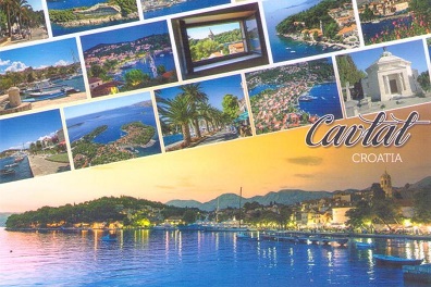 Cavtat, multiple views and sunset