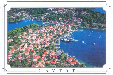 Cavtat, aerial view