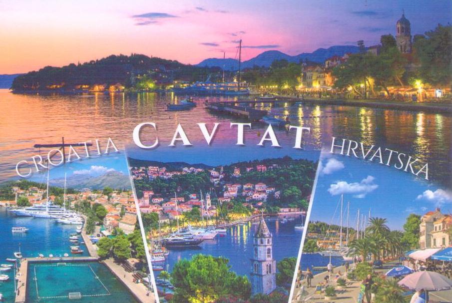 Cavtat, Sunset and multiple views