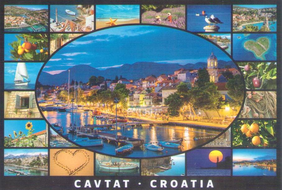 Cavtat, oval central view