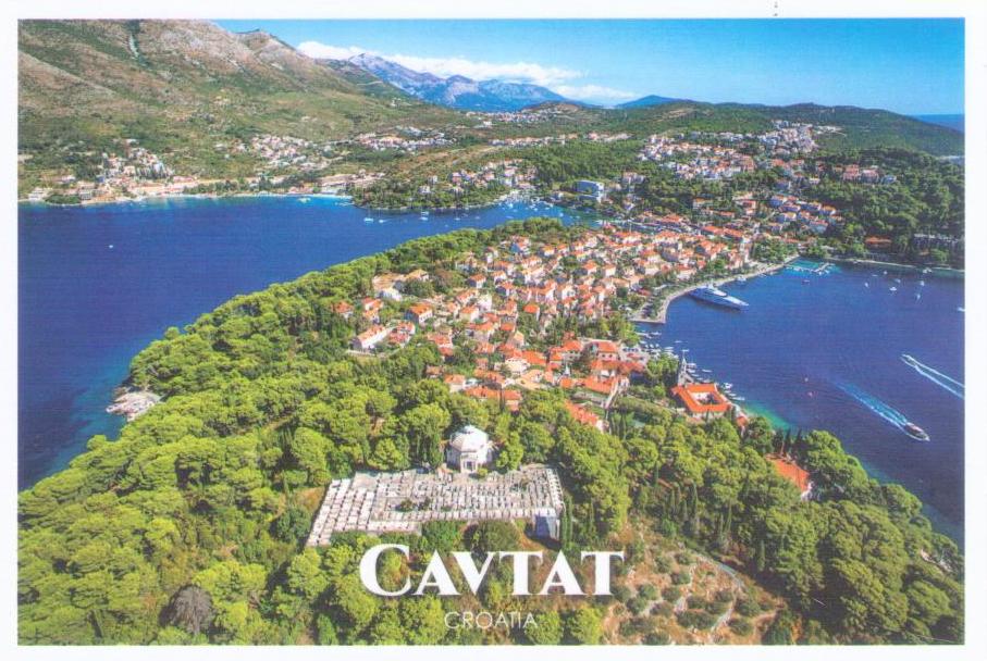 Cavtat, aerial view