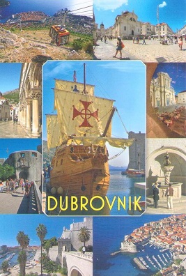 Dubrovnik, nine views, ship