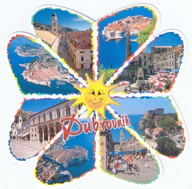 Dubrovnik, flower-shaped