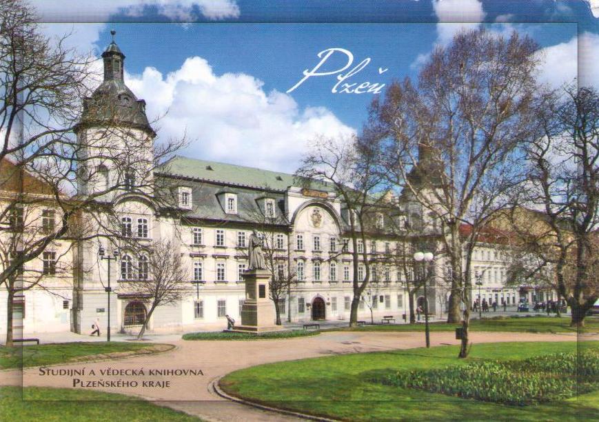 Plzeň, library