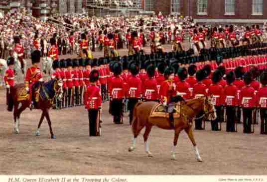 Queen Elizabeth II at the Trooping the Colour