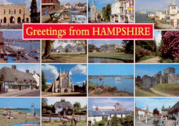 Greetings from Hampshire