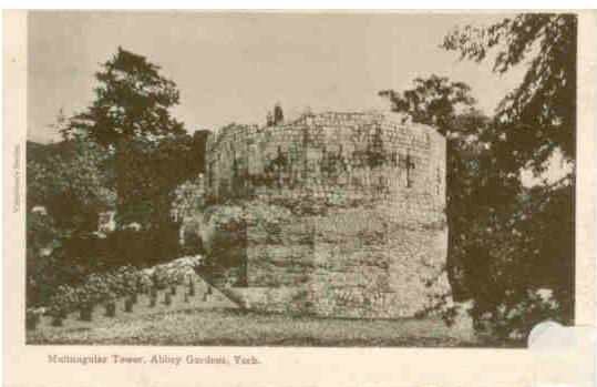 York, Multangular Tower, Abbey Gardens