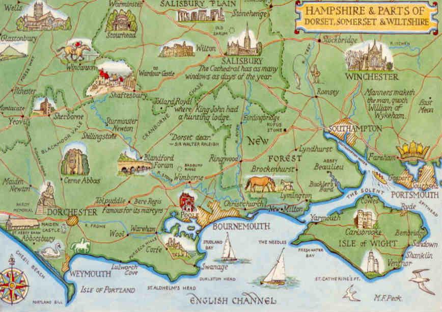 Hampshire & Parts of Dorset, Somerset & Wiltshire