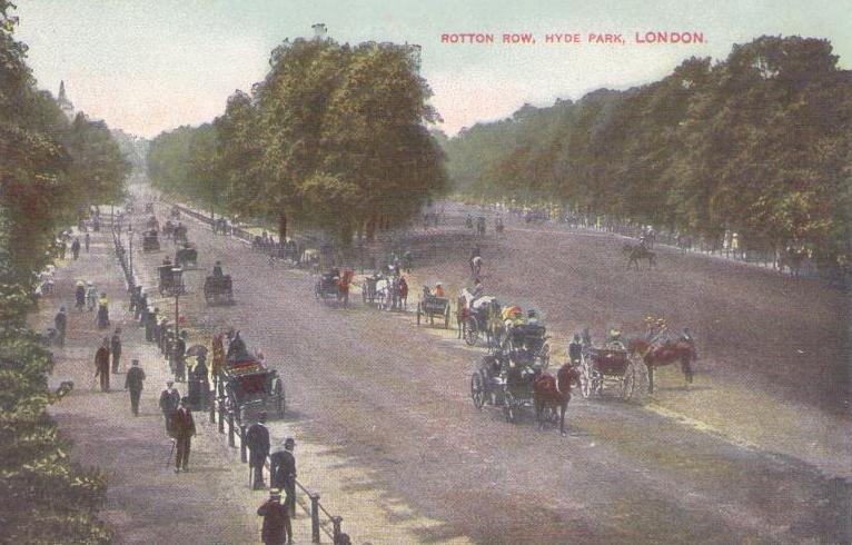 London, Hyde Park, Rotton Row (sic)