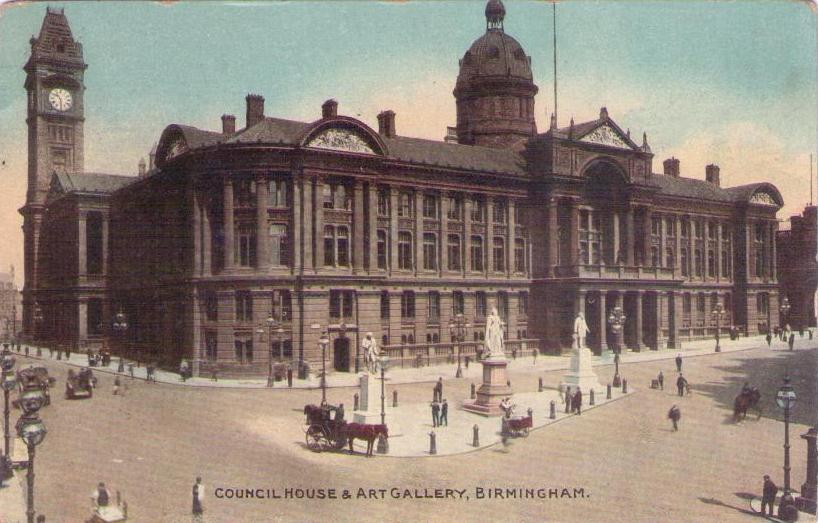 Birmingham, Council House & Art Gallery