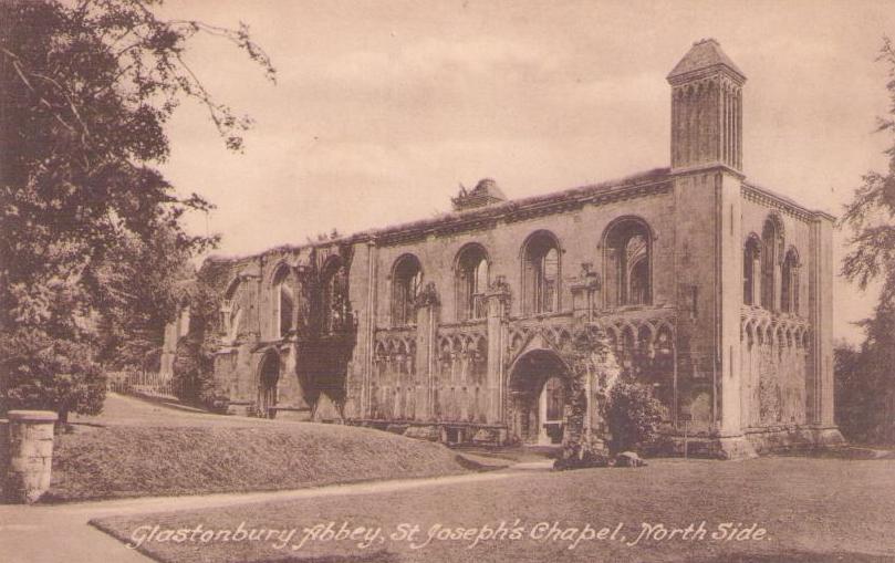 Somerset, Glastonbury Abbey, St. Joseph’s Chapel, North Side