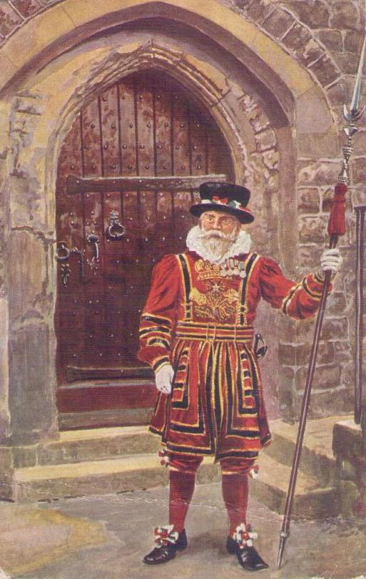 London, A Yeoman Warder of the Tower