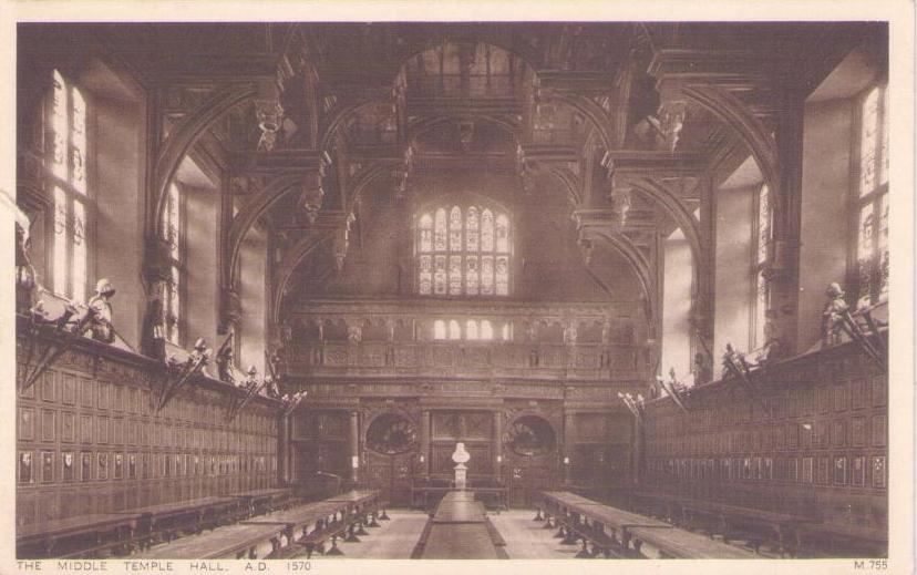 London, The Middle Temple Hall