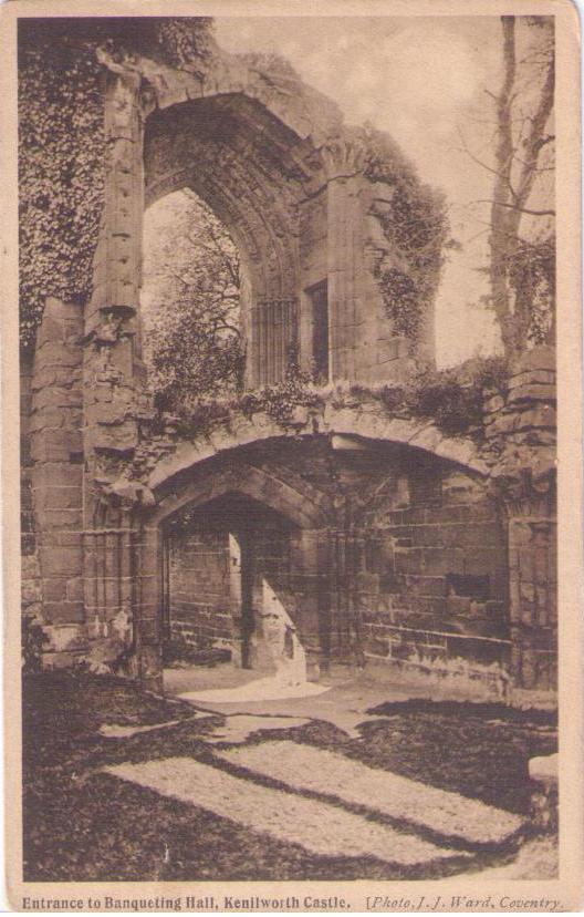 Entrance to Banqueting Hall, Kenilworth Castle