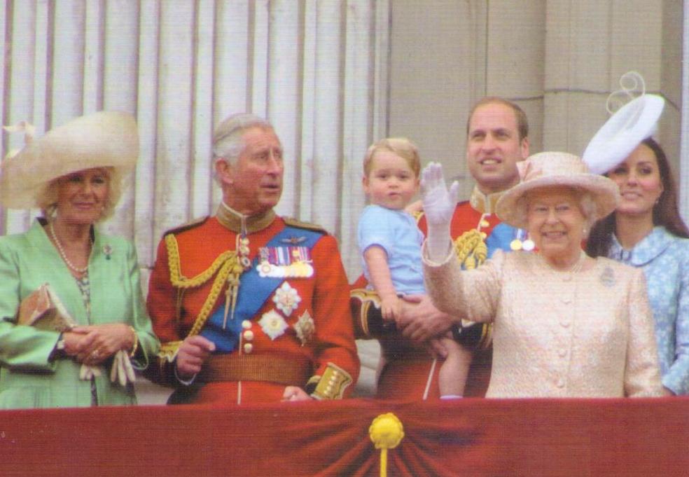 London, The Balcony at Buckingham Palace