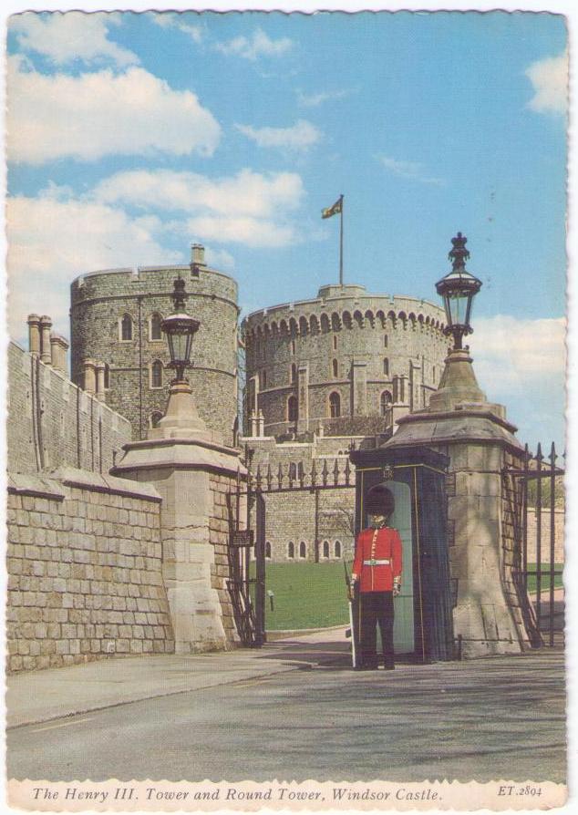 Windsor Castle, the Henry III and Round Towers