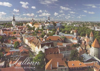 Tallinn, view from the tower of St. Olaf’s Church