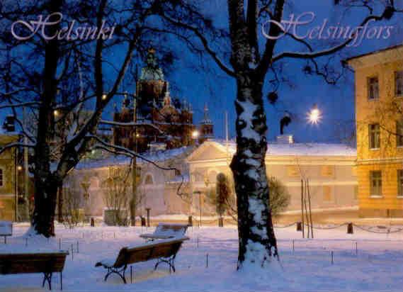Helsinki, winter scene